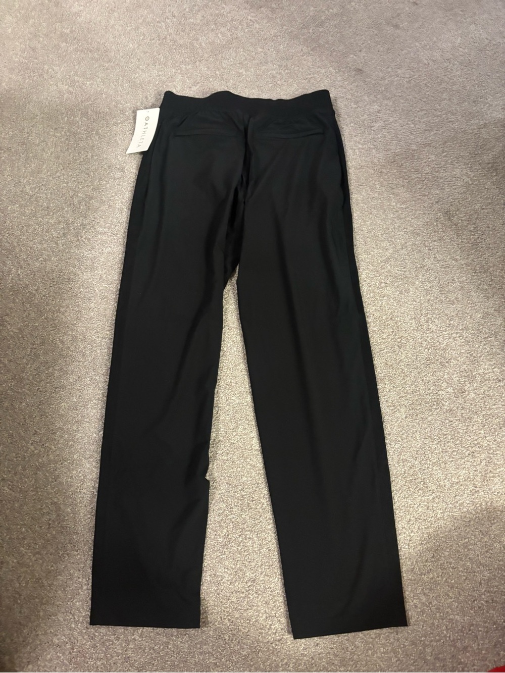 NWT Athleta Brooklyn Ankle Pants, Size 8 Tall, Black - Picture 2 of 3